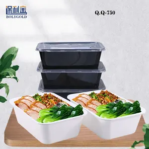 Bát Đựng Salad Bằng Nhựa Hình Chữ Nhật Giá Rẻ Từ Nhà Máy Hộp Đựng Thức Ăn Mang Về Nhà Hàng Dùng Một Lần Có Nắp Đậy