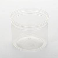Boîte alimentaire en plastique PET transparente multi-tailles avec couvercle en aluminium facile à ouvrir pour la mise en conserve de bonbons et de biscuits