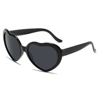 Lunettes de soleil promotionnelles Ranguo en forme de cœur avec logo et couleurs personnalisés, verres UV400 pour Halloween, branding et cadeaux d'entreprise