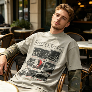 เสื้อยืดแขนยาวผู้ชาย<span class=keywords><strong>ค</strong></span>ุณภาพสูงสั่งทำพิเศษ พิมพ์ลาย<span class=keywords><strong>กราฟ</strong></span>ิกขาดๆ แบบวินเทจลายพราง ซักย้อมสีเอซิด สองชั้น สไตล์สตรีทแวร์ - Product Image 3