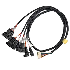 Kabel konektor komponen listrik otomatis otomotif mobil kustom rakitan kabel kawat colokan terminal harness
