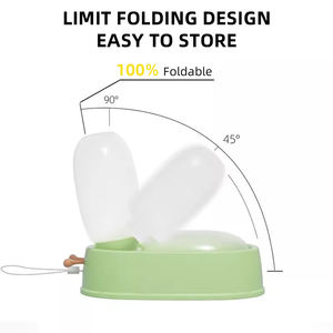 Botella de Agua Portátil para Exteriores Ladybug de 500 ml, Ecológica, Plegable, Tazón de Viaje para Mascotas, para Varios Animales Pequeños y Perros - Product Image 2