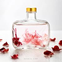Diffuseur de parfum artisanal en verre de 100 ml avec fleurs préservées, parfum d'aromathérapie naturel pour la décoration de la maison, du bureau et de l'hôtel