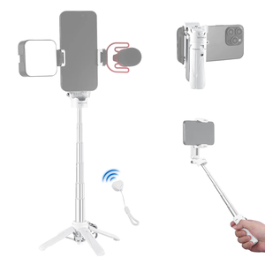 NEEWER Selfie Stick avec télécommande <span class=keywords><strong>Bluetooth</strong></span> détachable, trépied de voyage léger et pliable pour <span class=keywords><strong>iPhone</strong></span>, YouTube/TikTok, Vlogs - Product Image 1