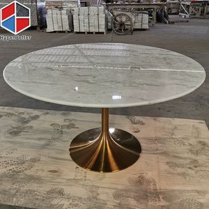 Moderno <span class=keywords><strong>tavolo</strong></span> da pranzo <span class=keywords><strong>bianco</strong></span> set rotonda di marmo da <span class=keywords><strong>tavolo</strong></span> <span class=keywords><strong>e</strong></span> <span class=keywords><strong>sedie</strong></span> - Product Image 5