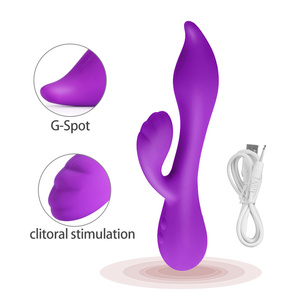 Şarj Edilebilir Kadınlar İçin Çift Uçlu Vibratör Yetişkinler İçin Prostat Masaj Aleti Klitoral Stimülasyon Tavşan Vibratör Seks Oyuncağı - Product Image 4