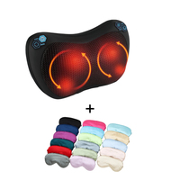 Ensemble de voyage et de bureau pour la relaxation : Masque de sommeil en soie et oreiller de massage pour le cou – Cadeaux d'entreprise en gros