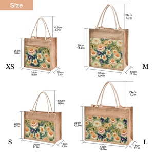 Bolsas de Compras de Yute Reutilizables Ecológicas Personalizadas de Fábrica Feifeiyu, Bolsas de Playa - Product Image 2