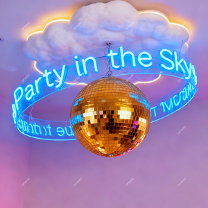 Livraison rapide 360 <span class=keywords><strong>Arc</strong></span> personnalisé plafond signe rond cercle pas de quantité minimale de commande fête boutique bâtiment décoratif Flexible néon signe - Product Image 5