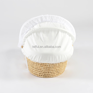 Panier à langer pour bébé, panier de Moïse avec panier de nurserie en coton doux - Product Image 4