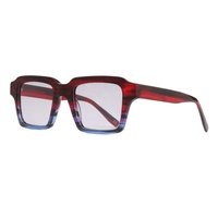 Lunettes de soleil unisexes de haute qualité de la marque SENSE, design biseauté, rectangulaires, monture intégrale, UV400, polarisées, anti-radiation, en acétate