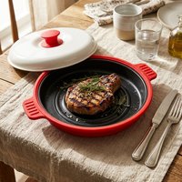 Tragbare Antihaft-Mikrowellen-Backform Grill Multifunktions-Bratpfanne