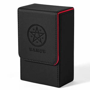 Caja de Cartas de Tarot de Cuero PU FX, Estuche para Cartas/Caja de Almacenamiento para la Mayoría de los Tamaños de Cartas de Tarot - Product Image 2