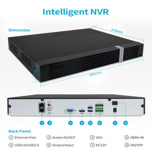 Enregistreur vidéo réseau POE 8MP 16CH Lecture intelligente H.265 + 4K <span class=keywords><strong>ANNKE</strong></span> NVR Enregistrement pour caméra IP CCTV AI NVR - Product Image 5