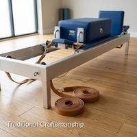 Reformer de Pilates Clásico Avanzado de Aluminio Semi-Elevado para Tonificación Corporal Eficiente