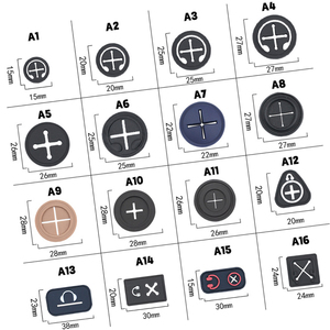 Wholesale <strong>Rubber</strong> <strong>Earphone</strong> <strong>Port</strong> Hole <strong>Patch</strong> for Backpack - Product Image 3