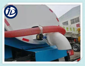 Piccola aspirazione per fognature e camion per la pulizia ad alta pressione 3000-4000L camion per acque luride sottovuoto camion cisterna settico - Product Image 4