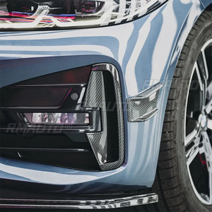 For BMW 4 Series G22 G23 G26 Front Bumper Spoiler Fog Lamp Cover Air Knife <b>Splitter</b> Body Kit M440i M-Sport 2021-2023 - Product Image 6