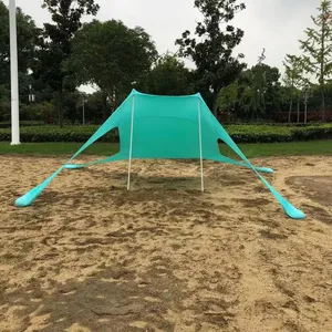 Thiết kế mới bán buôn UPF 50 + nơi trú ẩn mặt trời bảo vệ lều Tarp Ánh sáng trọng lượng bãi biển bóng râm lều - Product Image 1