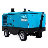 Compresseur portable diesel refroidi par air à faible bruit Kaishan LGCY-27/10 compatible avec votre flotte de forage