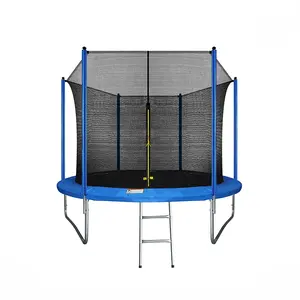 Trampolino per bambini trampolino rotondo da 6 piedi per interni ed esterni con rete di sicurezza interna trampolino economico per uso di adulti e bambini