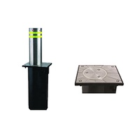 Prix d'usine : Borne de sécurité électrique hydraulique automatique en acier inoxydable à levée rapide (5-9s) pour barrière de stationnement
