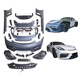 Kit Carrozzeria Widebody per <span class=keywords><strong>Porsche</strong></span> Cayman 981 Kit di Aggiornamento Stile <span class=keywords><strong>718</strong></span> GT4 Paraurti in PP Kit <span class=keywords><strong>718</strong></span> per Cayman 981 Stile GT4 - Product Image 2