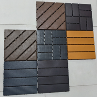 Dalles de terrasse en composite bois-plastique WPC DIY, dalles de sol en composite bois-plastique bon marché, dalles de terrasse extérieures en composite 300x300
