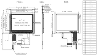 3,5 Zoll MIPI Touchscreen 640*480 ST7703 TFT LCD-Display LCD-Modul GT911 CTP Kapazitives Touch-Display für Industriebildschirme