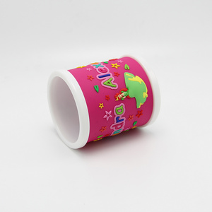 Meilleur prix, tasse à café en caoutchouc personnalisée de haute qualité, logo <span class=keywords><strong>personnalisé</strong></span>, tasse en PVC souple 3D de dessin animé - Product Image 4