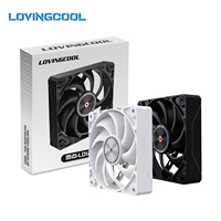 LOVINGCOOL Pabrik Logo Kustom Kipas Casing PC PWM Aliran Udara Tinggi 120mm Bantalan FDB Kipas Pendingin Senyap Produsen Layanan OEM Kipas Pro