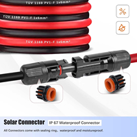 Wasserdichtes MC-4 Solar-Verlängerungskabel 4mm2 6mm2 Stecker-Buchse PV-Verbindungskabel für Solarmodule Energiespeicherung