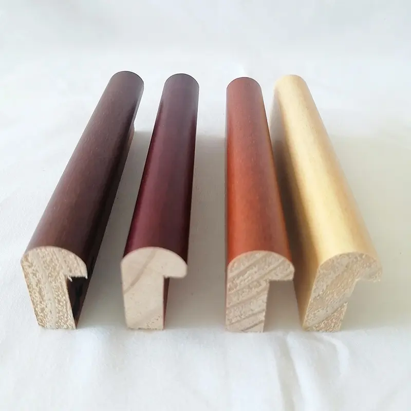 Modanatura del telaio per pittura in legno massello multicolore per vendite dirette del produttore