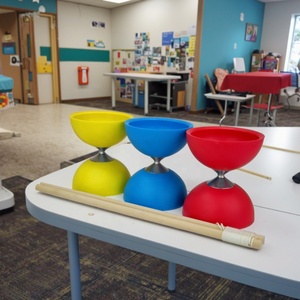 <span class=keywords><strong>Diabolo</strong></span> professionnel à axe fixe en caoutchouc de qualité supérieure pour joueurs avancés - Product Image 2