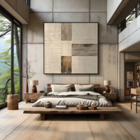 Ensemble de meubles de salon rembourrés de haute qualité pour villa de luxe, solution personnalisable pour chambre principale de luxe