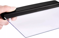 Lampe de livre LED plate alimentée par batterie avec veilleuse de lecture réglable pour les enfants lisant au lit la nuit