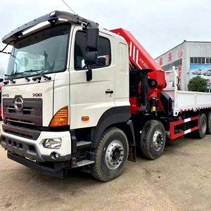 رافعة محمولة على شاحنة بضائع ثقيلة Hino 8x4 رافعة هيدروليكية 27Ton - Product Image 1