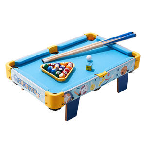 Table de billard pour enfants Childhood Unlimited 60x35cm, pieds en bois durables, jouet éducatif pour enfants de 4 à 6 ans, unisexe, bleu, club de billard - Product Image 1