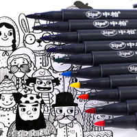 Ensemble de crayons et de stylos à encre d'artiste de croquis faciles professionnels pour dessin-marqueurs d'art