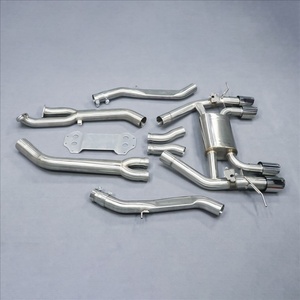 2.99-3.5" Mid Catback Valvetronic M3 Exhaust Pipes for BMW M4 M3 G80 G82 S58B30A 3.0T 2021-2024 with Rear Exhaust Muffler Tips - Product Image 5