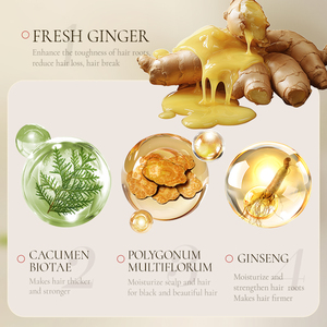 Dầu gội kích thích mọc tóc gừng bán chạy năm 2024, dưỡng sâu, làm sạch sâu, có tác dụng dưỡng ẩm và trị gàu - Product Image 3