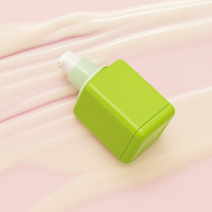 Custom Design Green 20g 30g <strong>50g</strong> <strong>Square</strong> Separable Replaceable Inner PP <strong>Empty</strong> Plastic Serum Essential Oil Bottle <strong>Jar</strong> for Skincare - Product Image 2