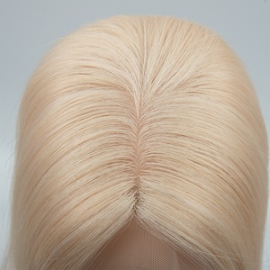 Topper sur mesure en dentelle HD 3x6 et base en soie, cheveux humains européens, densité 150%, nœuds blanchis pour cheveux clairsemés - Product Image 3