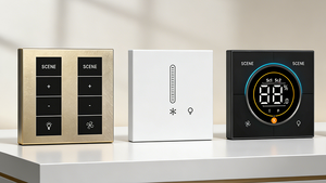 Interrupteur de régulation de vitesse de ventilateur Zigbee 3.0 110-250V AC 10A avec protection contre les surcharges pour réguler la vitesse du moteur du ventilateur d'extraction de plafond - Product Image 6