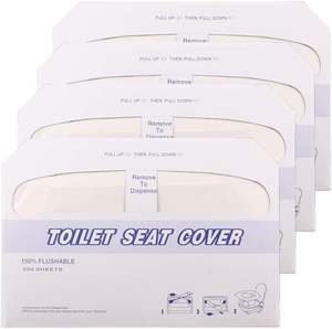 Papel Higiénico 100% Pulpa Virgen, Desechable en el Inodoro, Seguro para el Inodoro, Cubierta para Asiento de Inodoro - Product Image 4