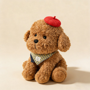 Peluche de Perro Realista con Ropa, Juguete de Peluche de Cachorro Adorable para Niños, Premio para Eventos, Regalo de Graduación - Product Image 3