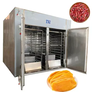 Gas or electric hot air fruit vegetable dehydrator drying machine