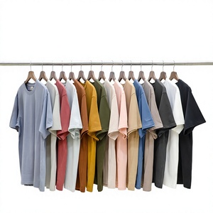 เสื้อยืดโอเวอร์ไซส์ผ้าฝ้าย 180 กรัม คอกลม แขนสั้น สกรีนโลโก้ได้ สไตล์ลำลอง สตรีทแวร์ สำหรับทุกเพศ - Product Image 3
