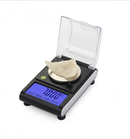 Balances numériques de poche pour bijoux en or, affichage LCD LED, mesure du poids 20g 50g 100g 0.001g