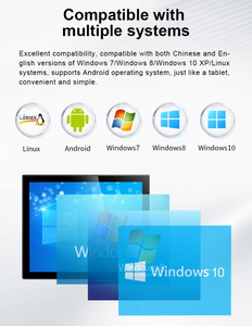 Màn hình rộng 8 inch 1280*720 <span class=keywords><strong>LCD</strong></span> 10-điểm cảm ứng điện dung hiển thị không thấm nước màn hình phẳng màn hình công nghiệp lớp vỏ kim loại - Product Image 6